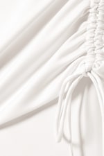 Off-white - Geraffte Capri-Leggings mit niedrigem Bund - 1