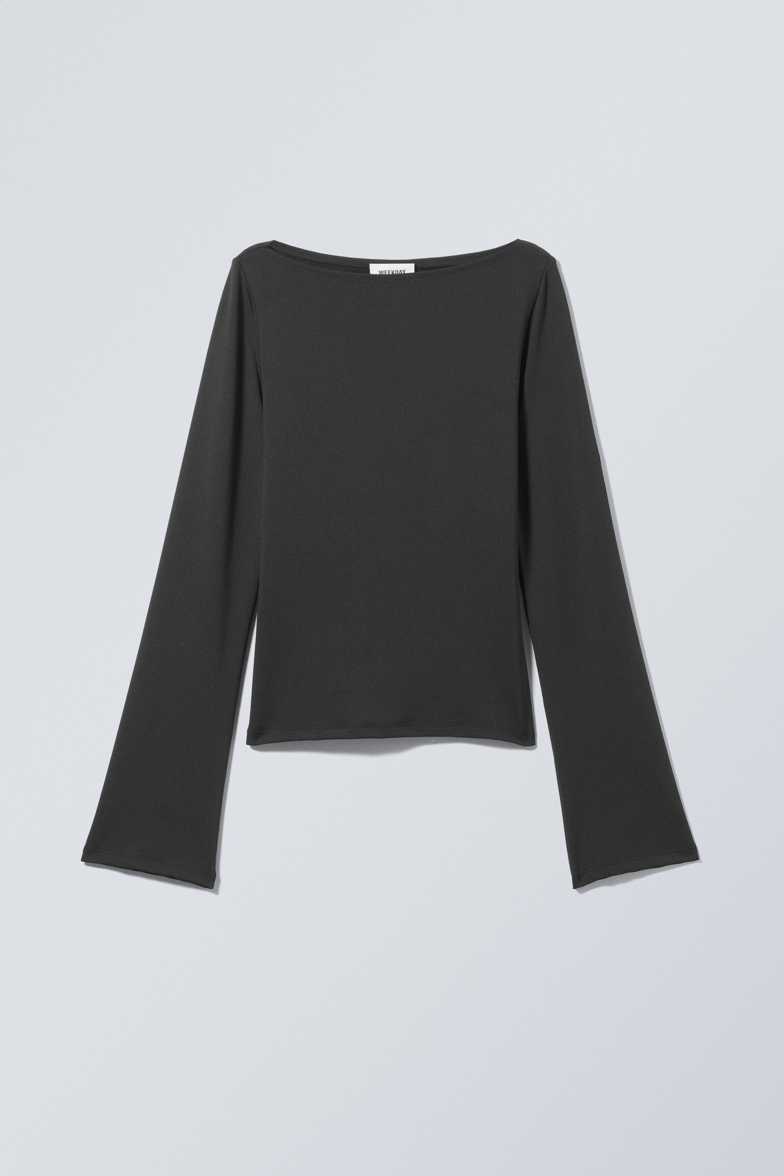 Camisola com decote em barco Annie - Preto/Toupeira-escuro/Azul escuro/Castanho escuro