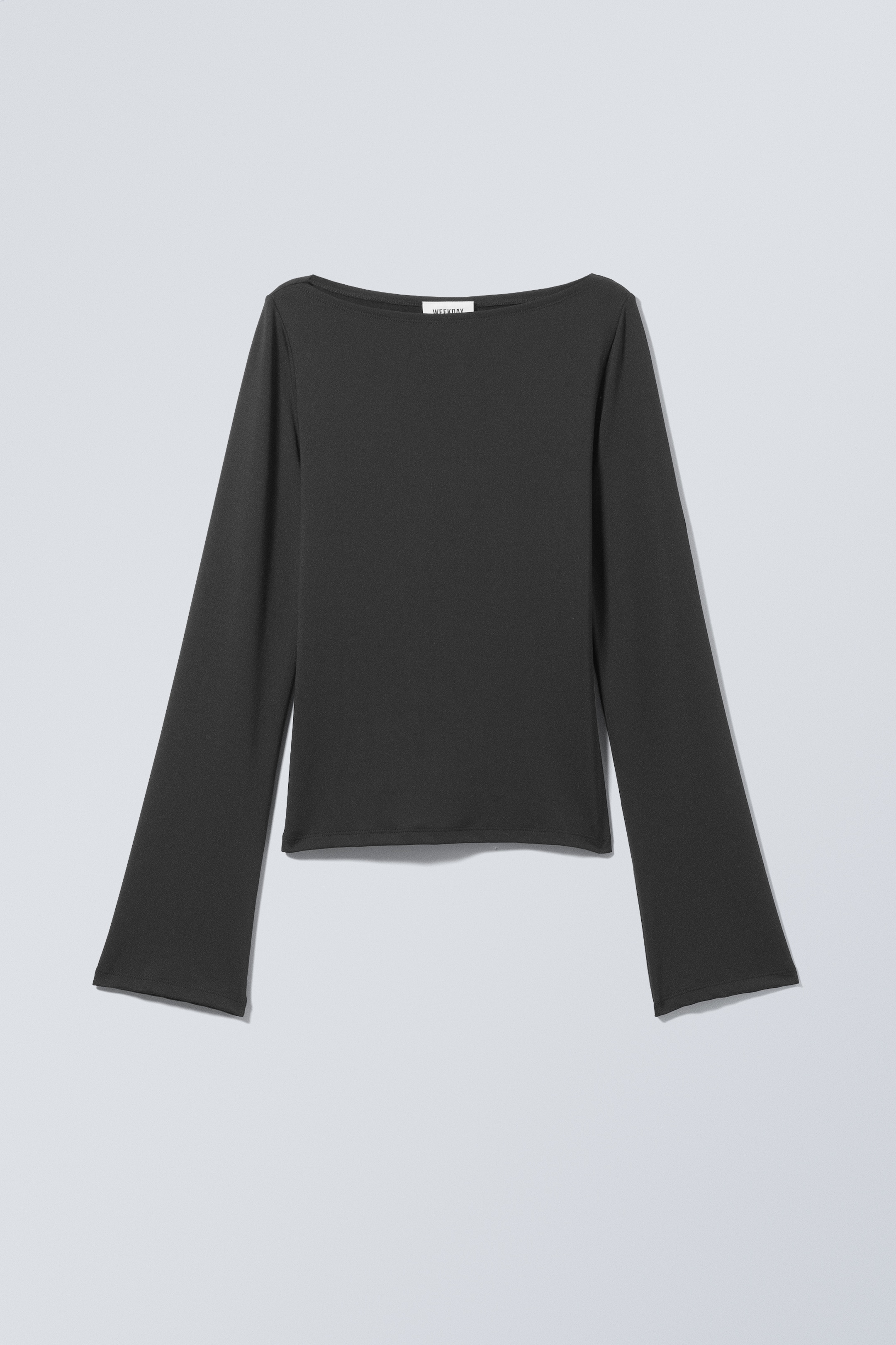 Visualizza immagine più grande: Maglia Annie scollo a barchetta e maniche lunghe - Nero - DONNA | H&M IT 1