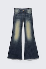 Canyon Blue - Bleu foncé - Jean skinny évasé taille basse FLARE - 0