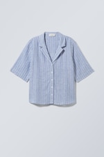 Blue Stripe - Trust Structured Shirt - 0