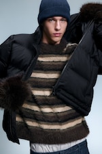 Black - Cole Puffer Jacket - 2