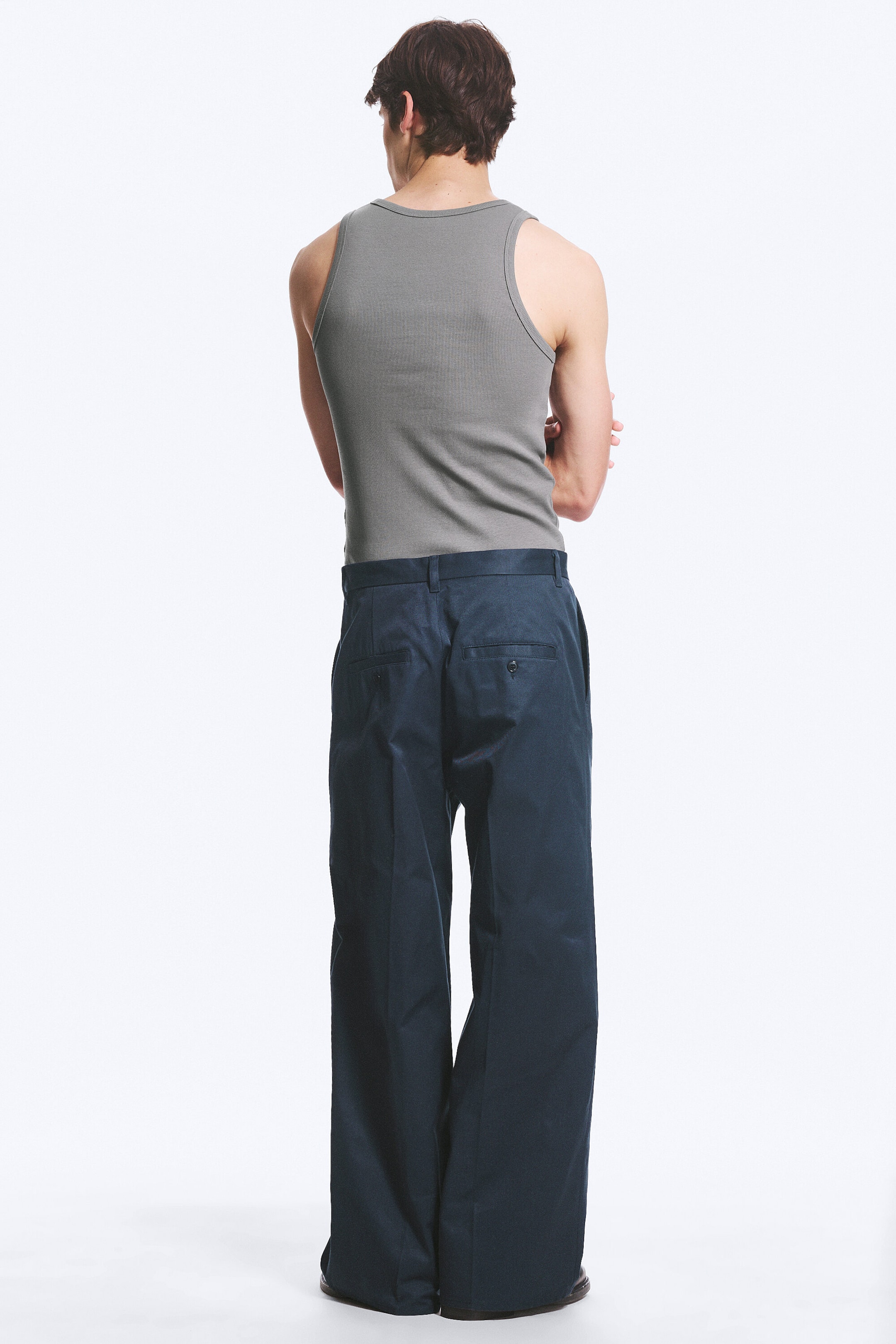 Mørkeblå - Emil Loose Fit Chinos - 3