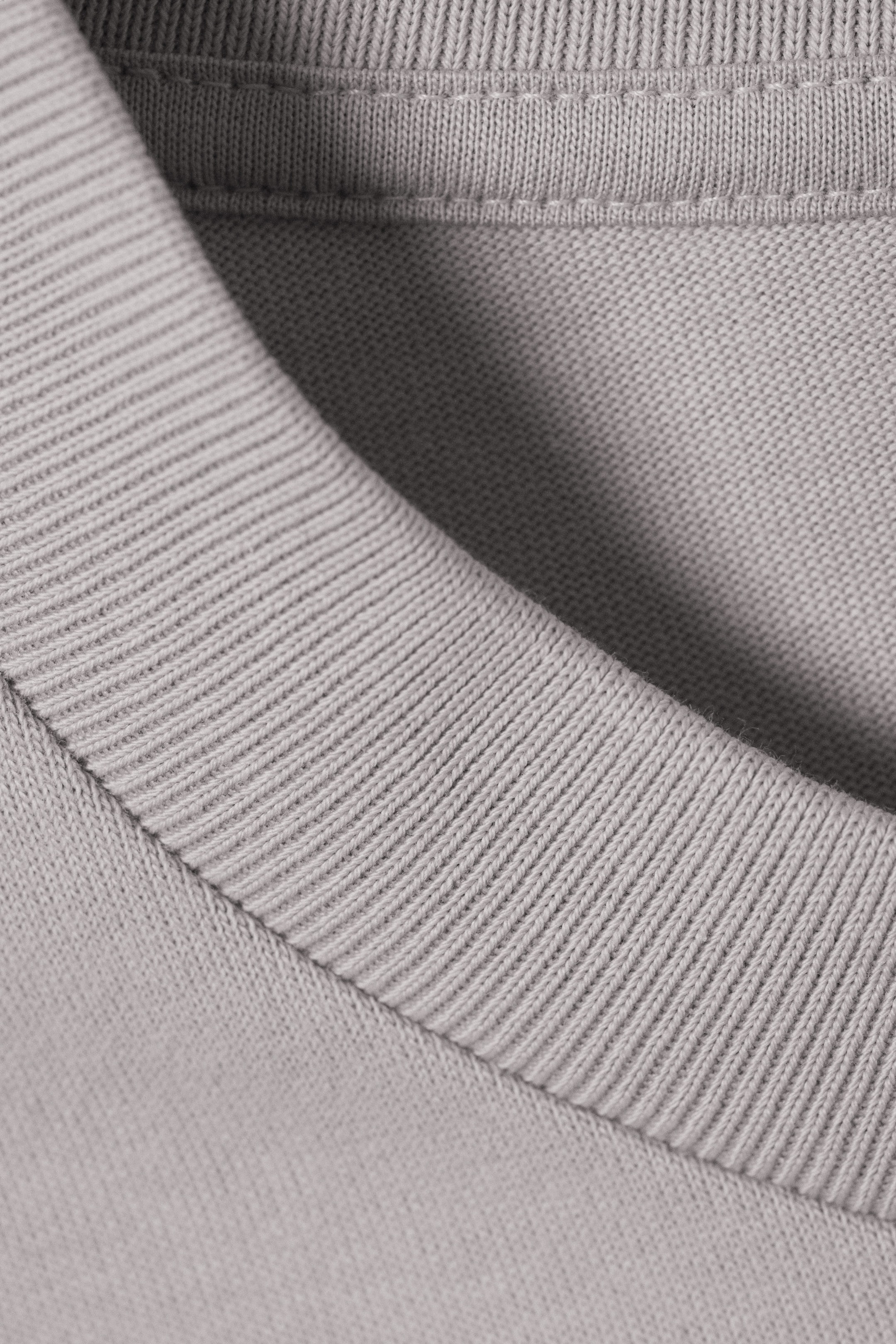 Ljus dimgrå - Great Oversized Kraftig T-shirt - 2