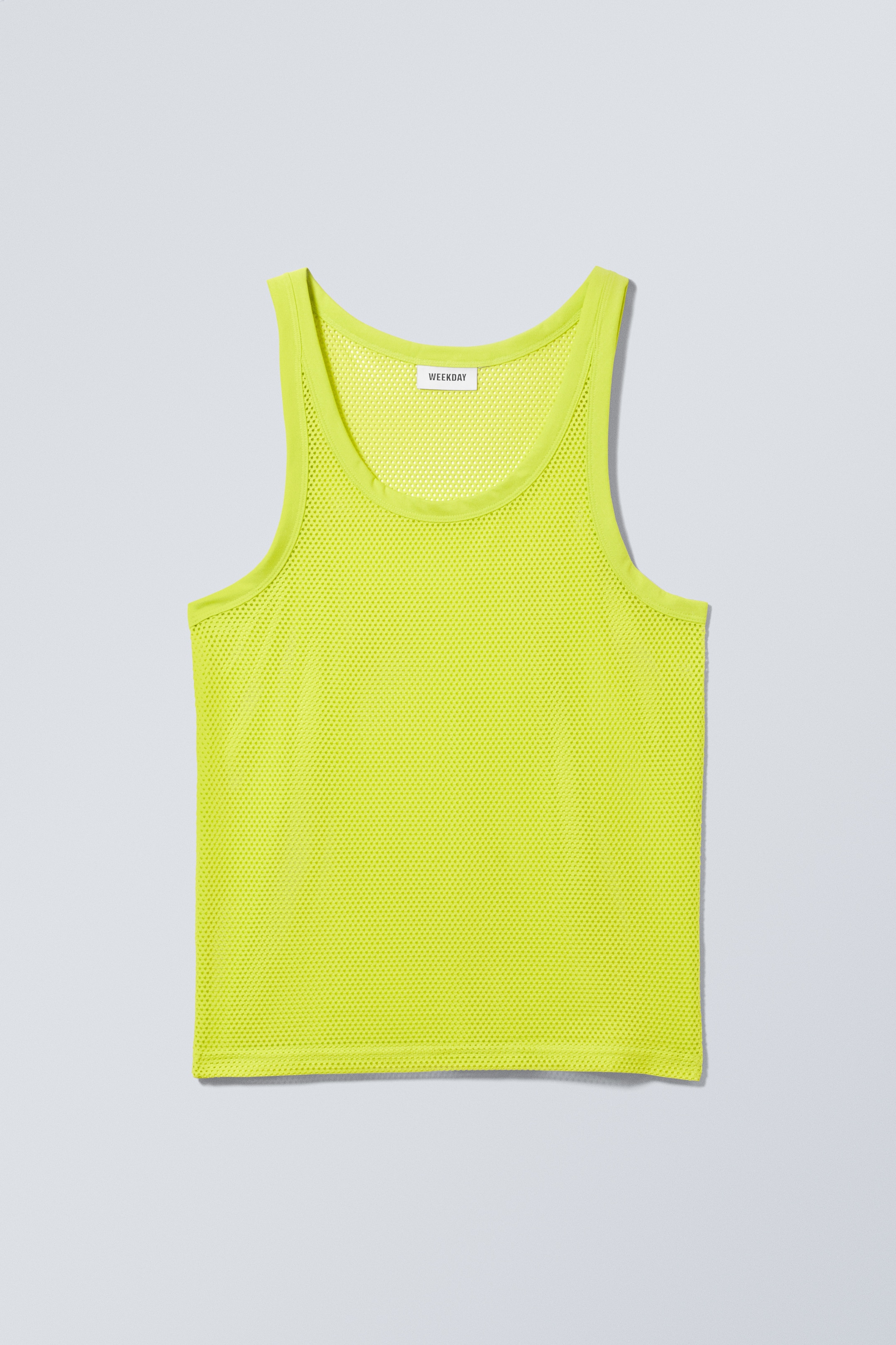 View larger image: Matheus Mesh Tank Top - Neon Green - Men | H&M GB 1