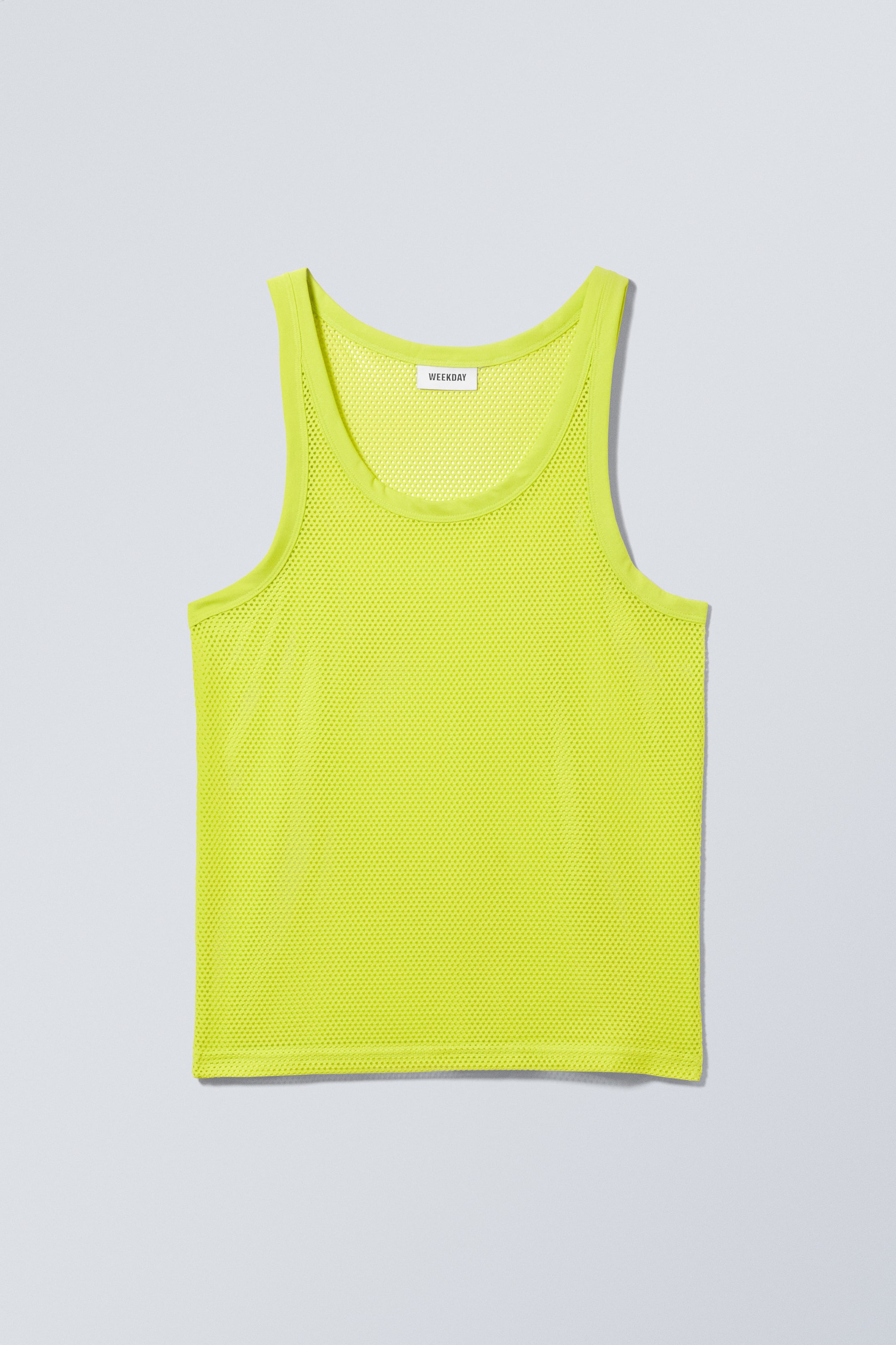 Neon Green - Matheus Mesh Tank Top - 0