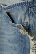 Aeon Blå - Nova smala bootcut fransade jeans - 1