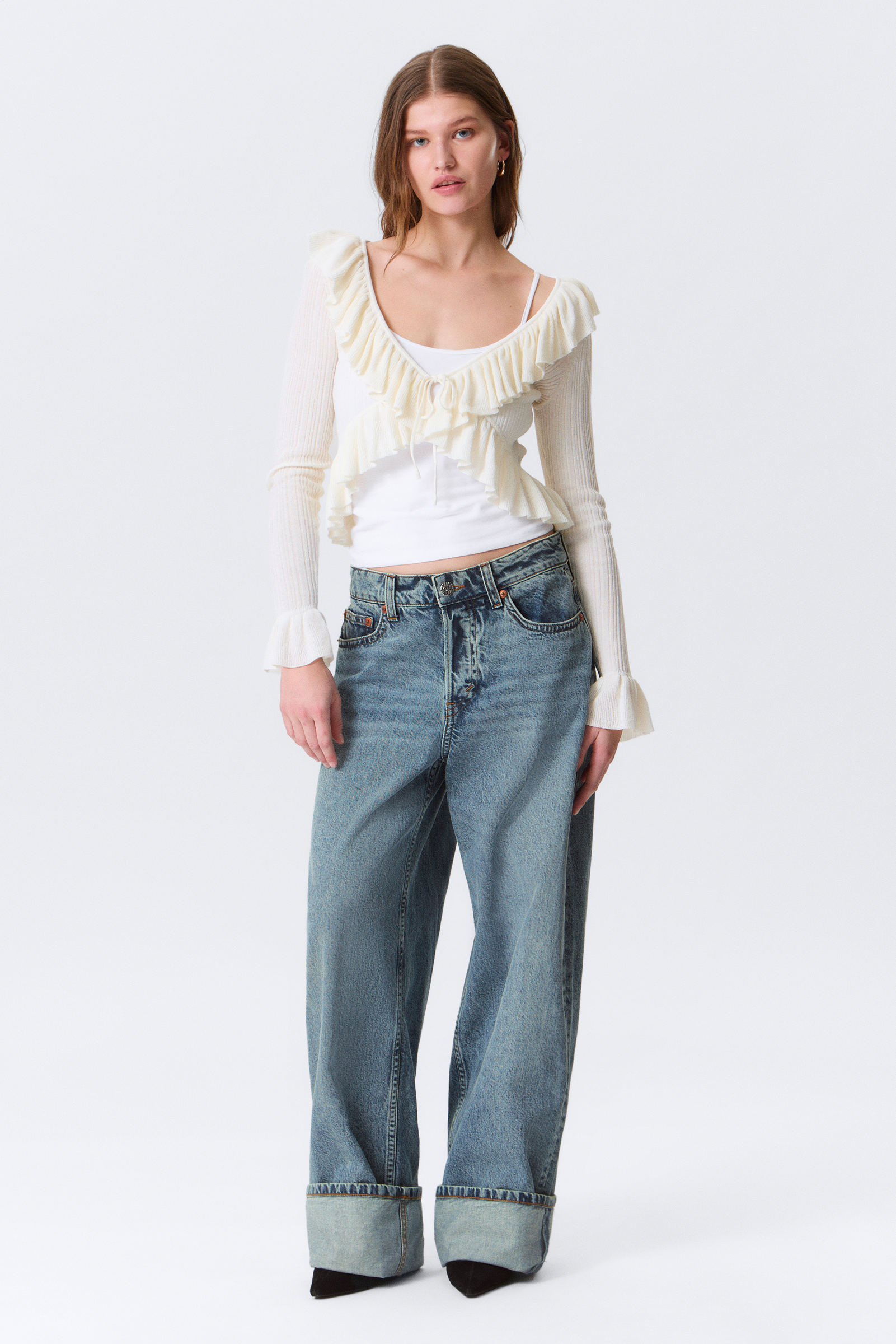 Peggy Low Rise Loose Baggy Leg Jeans