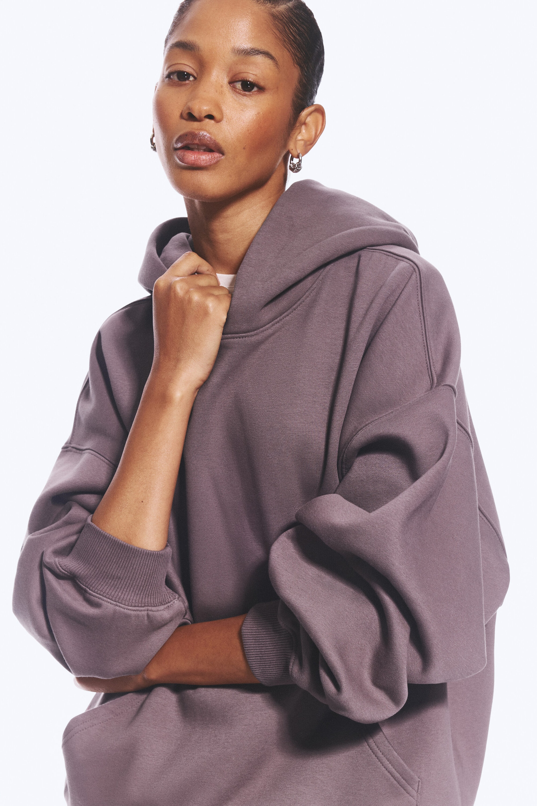 Dusty Lilac - Oversized Heavyweight Hoodie - 5