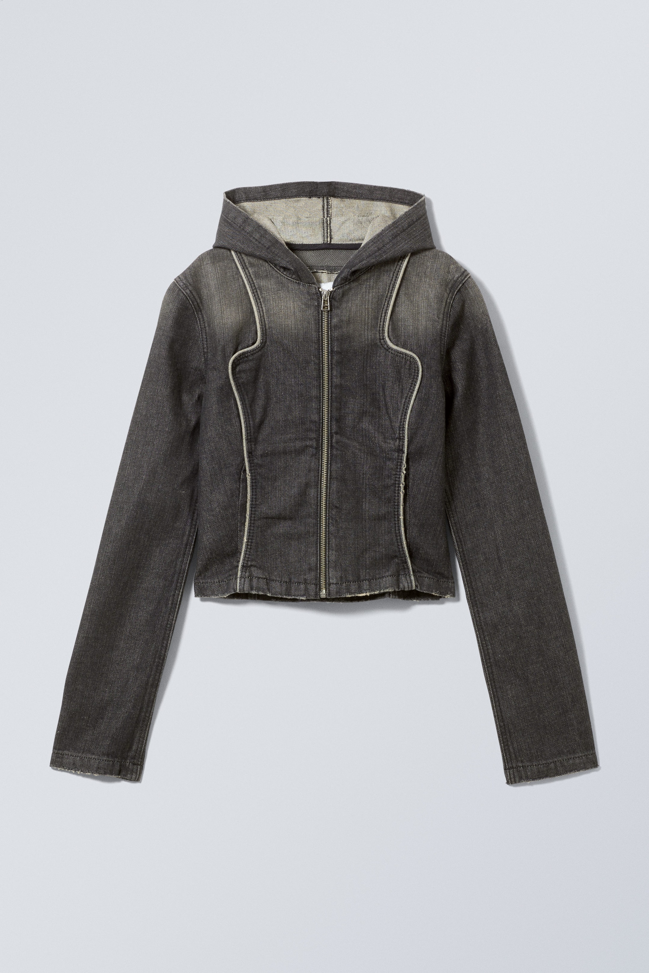 Dirty Ash - Piped Denim Sports Jacket - 0