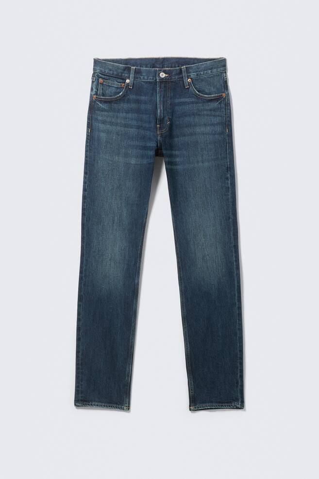 Orion Mid Rise Slim Fit Straight Jeans - Deep Sea Blue - Dark Blue/Black Rinse – Zwart/Blue Horses - Medium Blue - 1