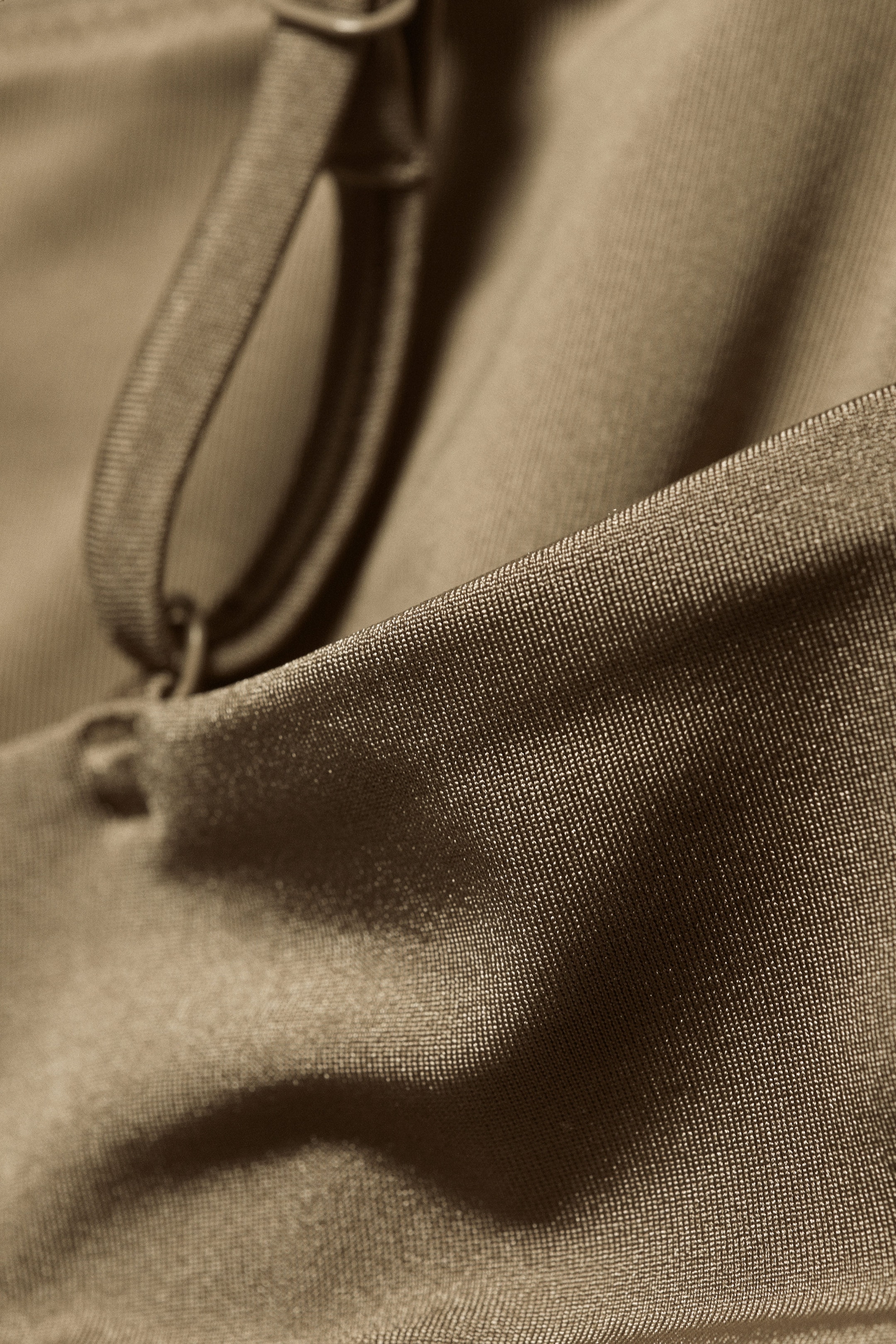 Black & Beige - 2-pack Scoop Neck Bikini Tops - 8