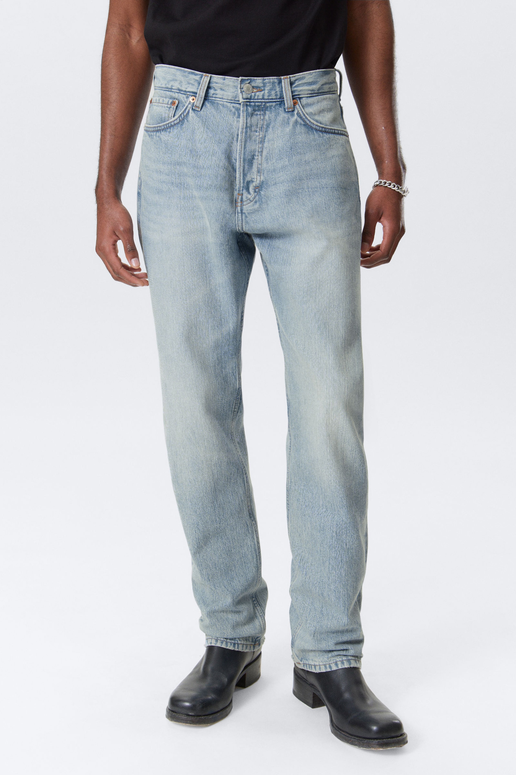 #8898AC - Space Relaxed Straight Leg Jeans - 2