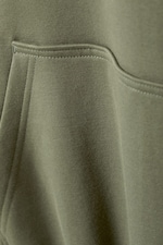Light khaki green - Oversized Midweight Hoodie - 1