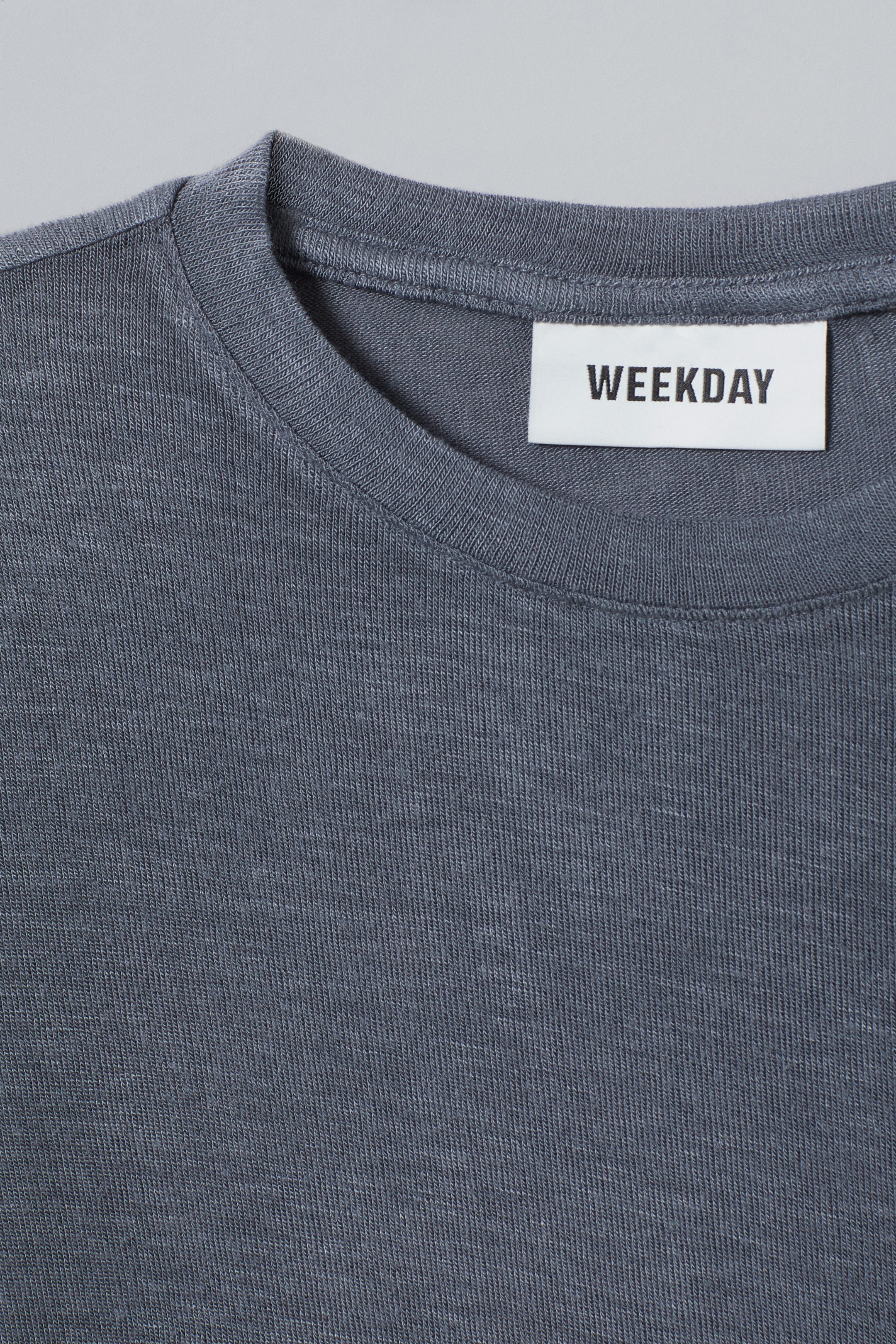 Dusty Blue - Soft Sheer Long Sleeve Top - 1