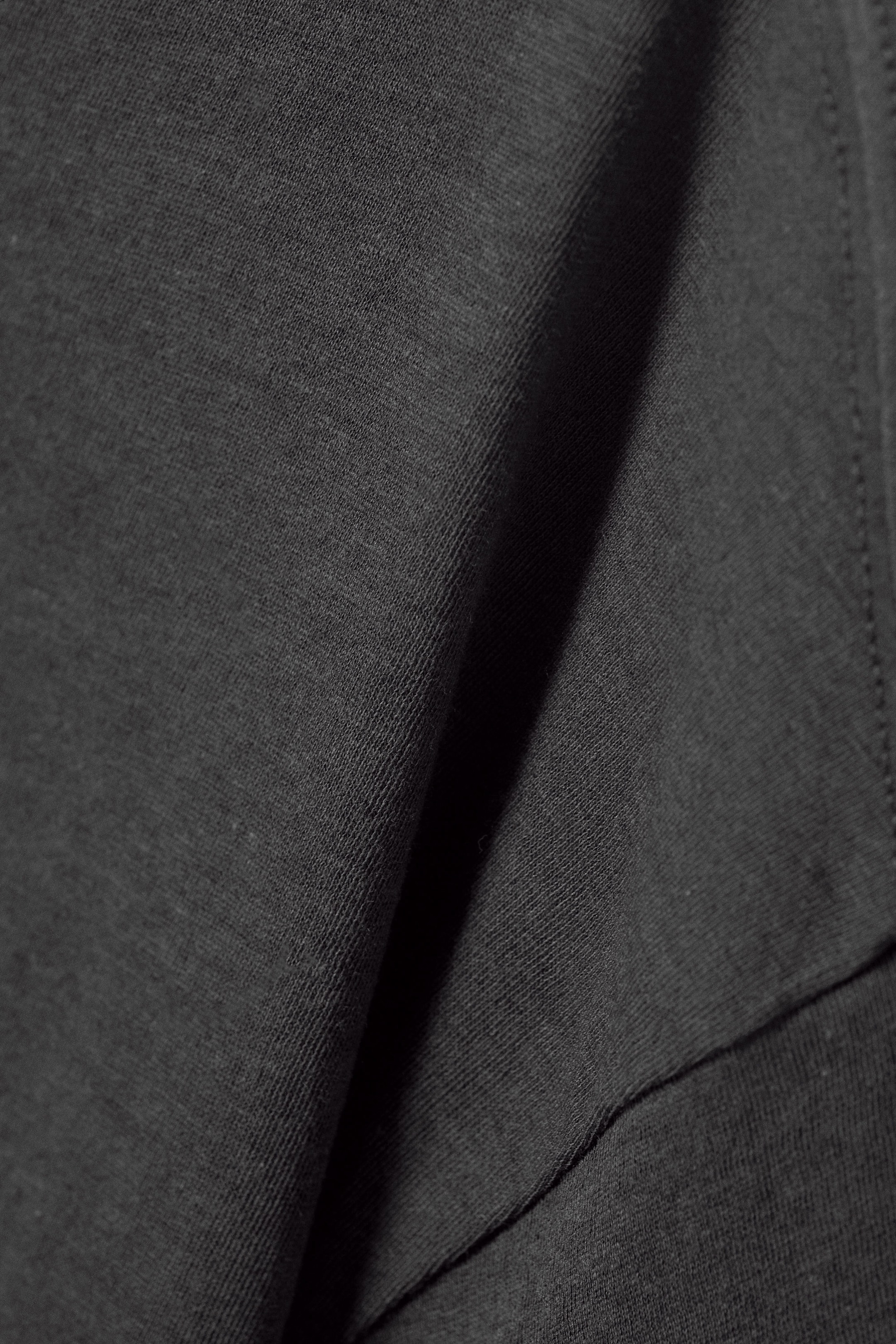 Dark Grey - Boxy Relaxed T-shirt - 1