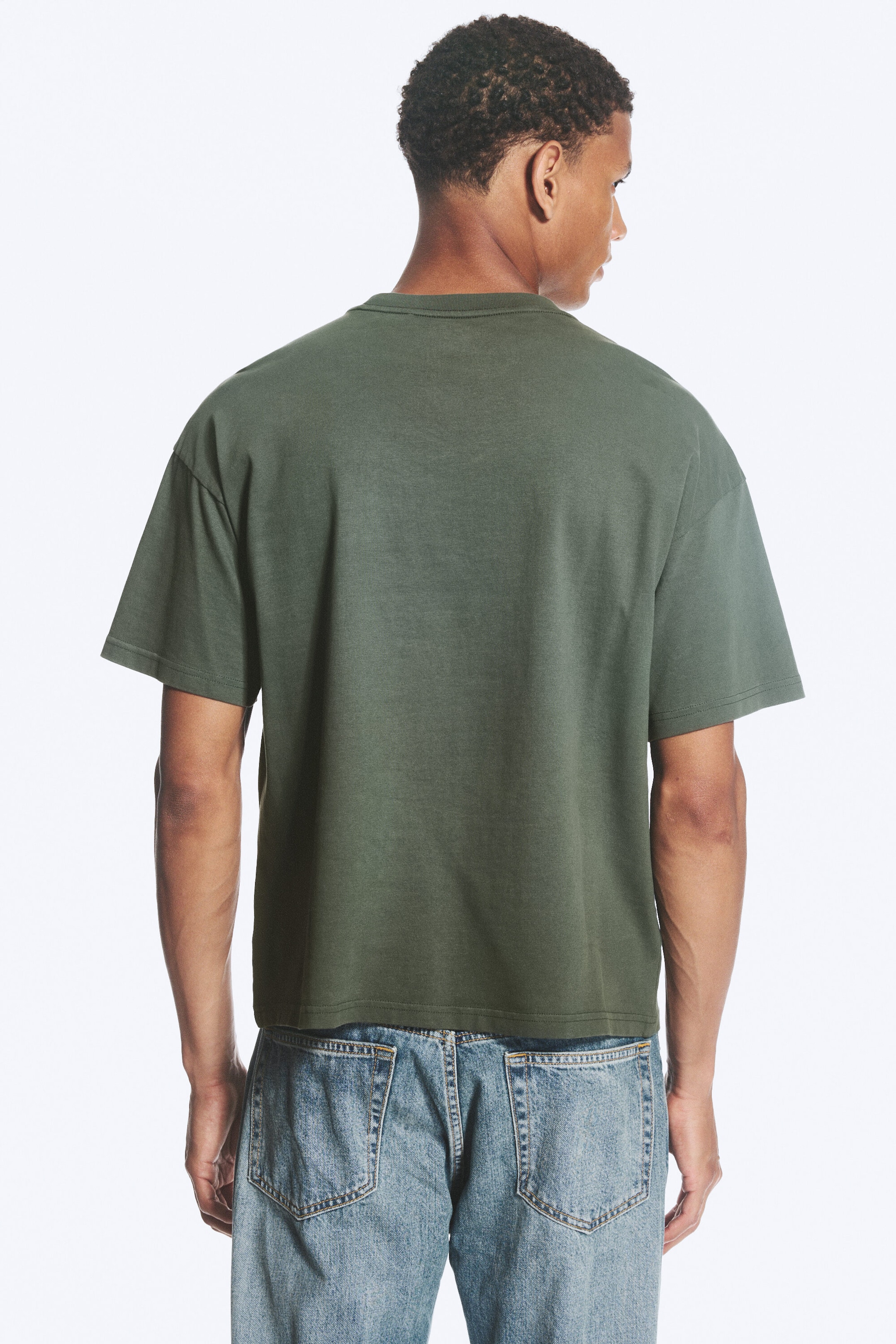 Mörkgrön - LOOSE FIT T-SHIRT - 2