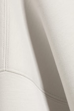 Taupe cendré clair - Sweat à capuche zippé en scuba Simon - 5