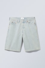 Arctic Blue - Monterey Low Rise Denim Shorts - 0
