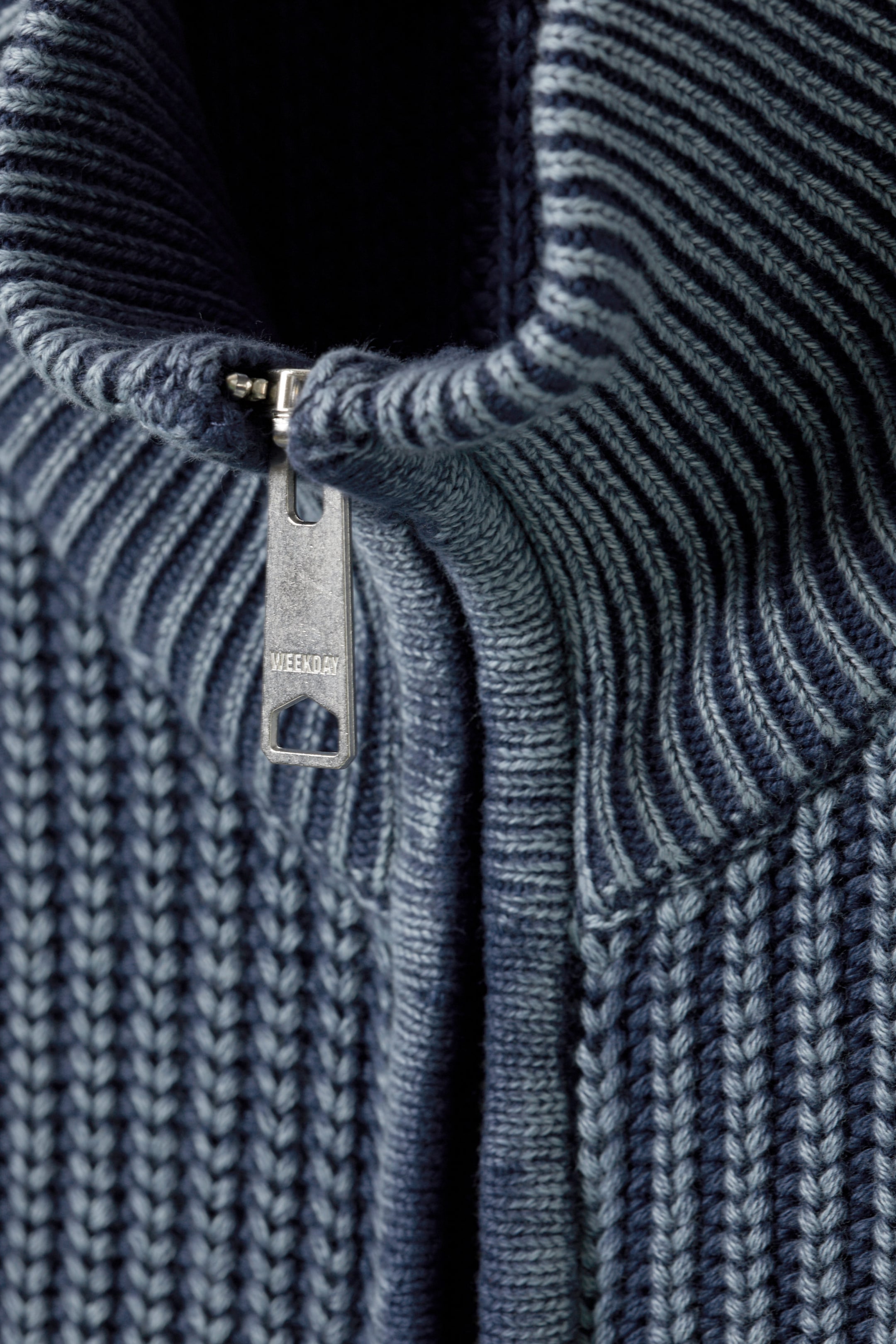 Washed Blue - Mattias Regular Cardigan - 1