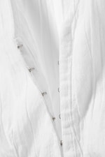 White - Sleeveless Crinkle Top - 5