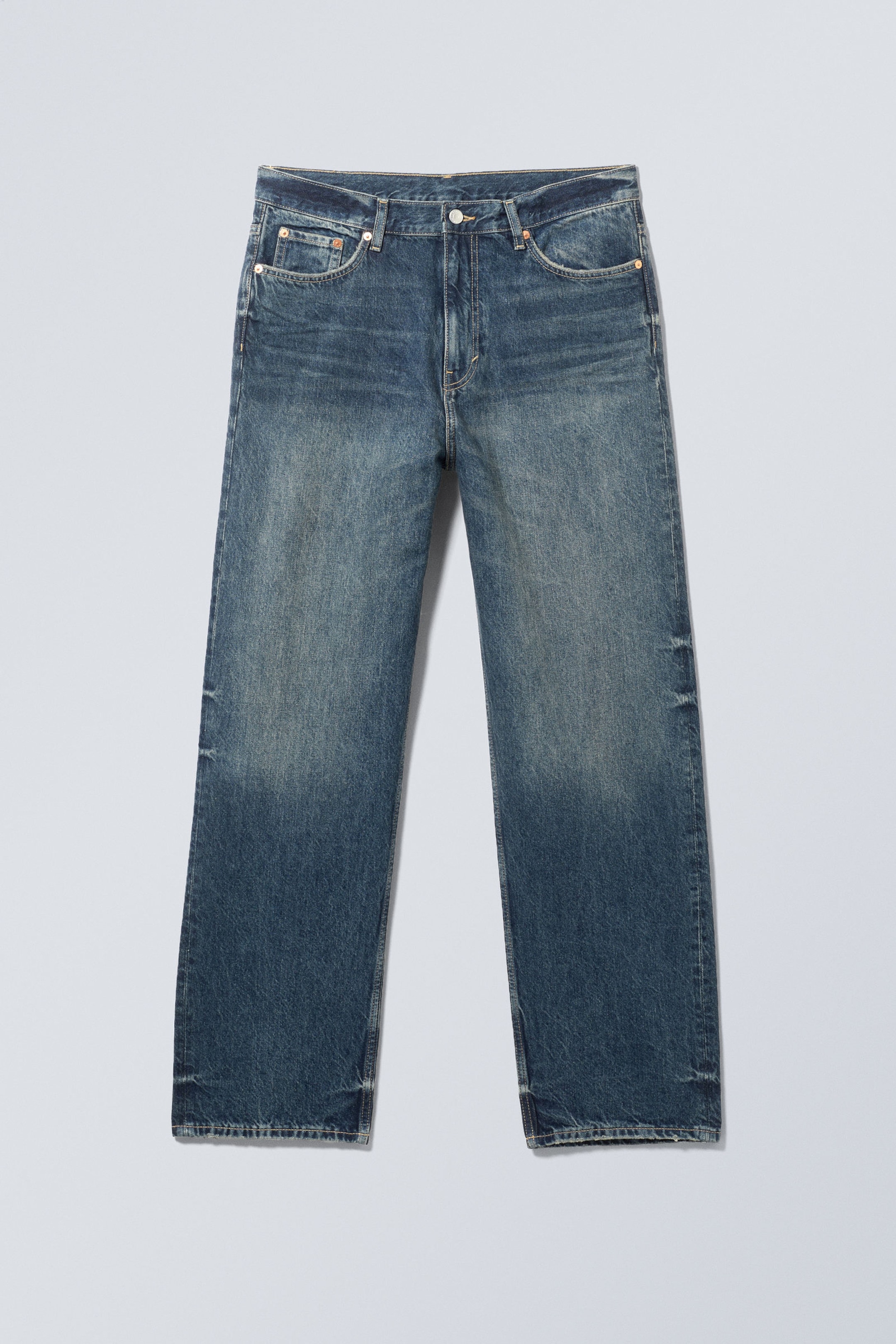 Moss Blue - Galaxy Loose Straight Leg Jeans - 11