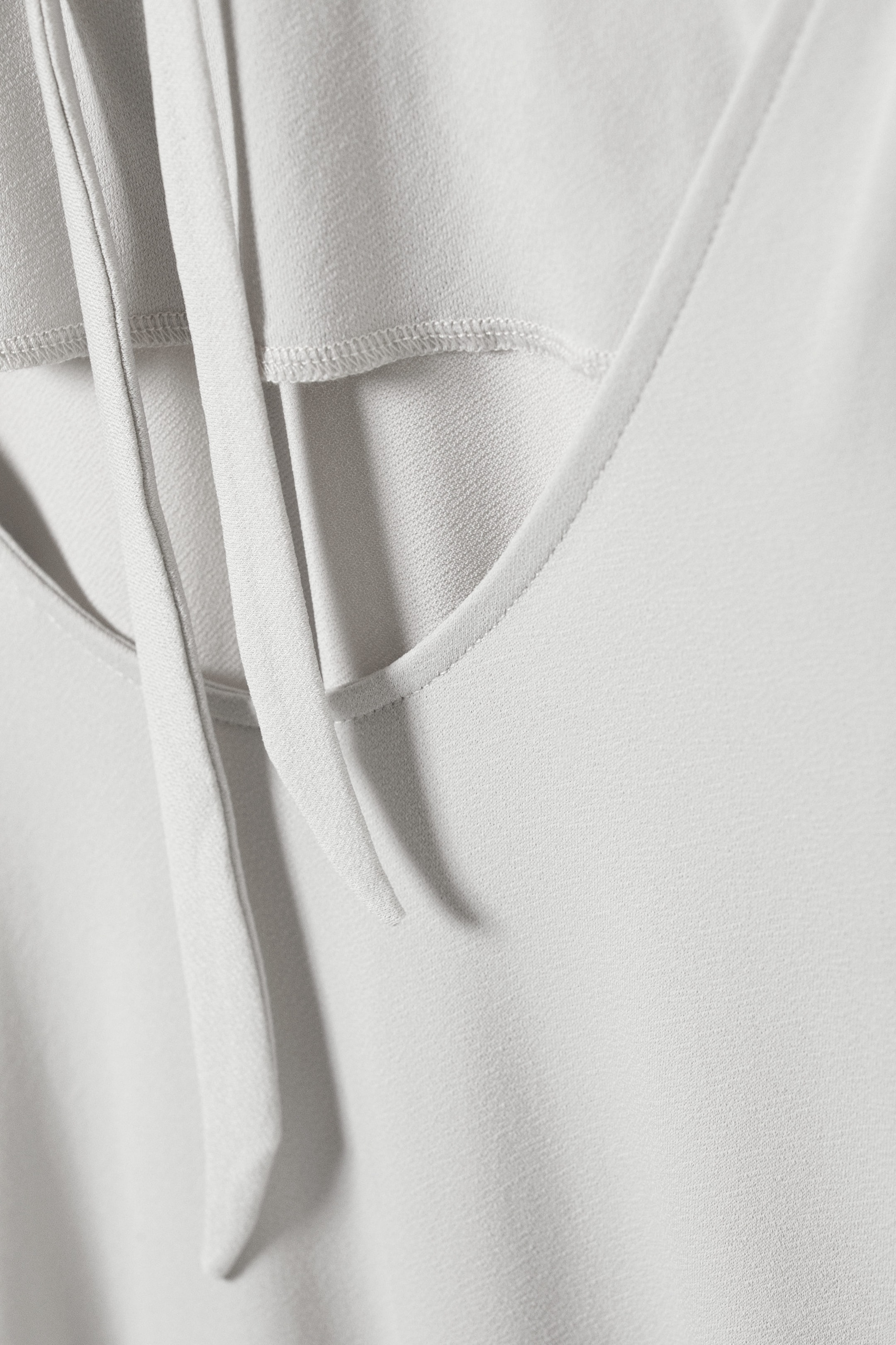 Beige clair - Robe longue dos nu sans manches - 6