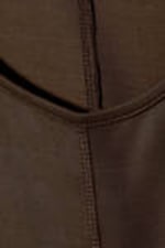 Dark Brown - Sleeveless Tank Maxi Dress - 4