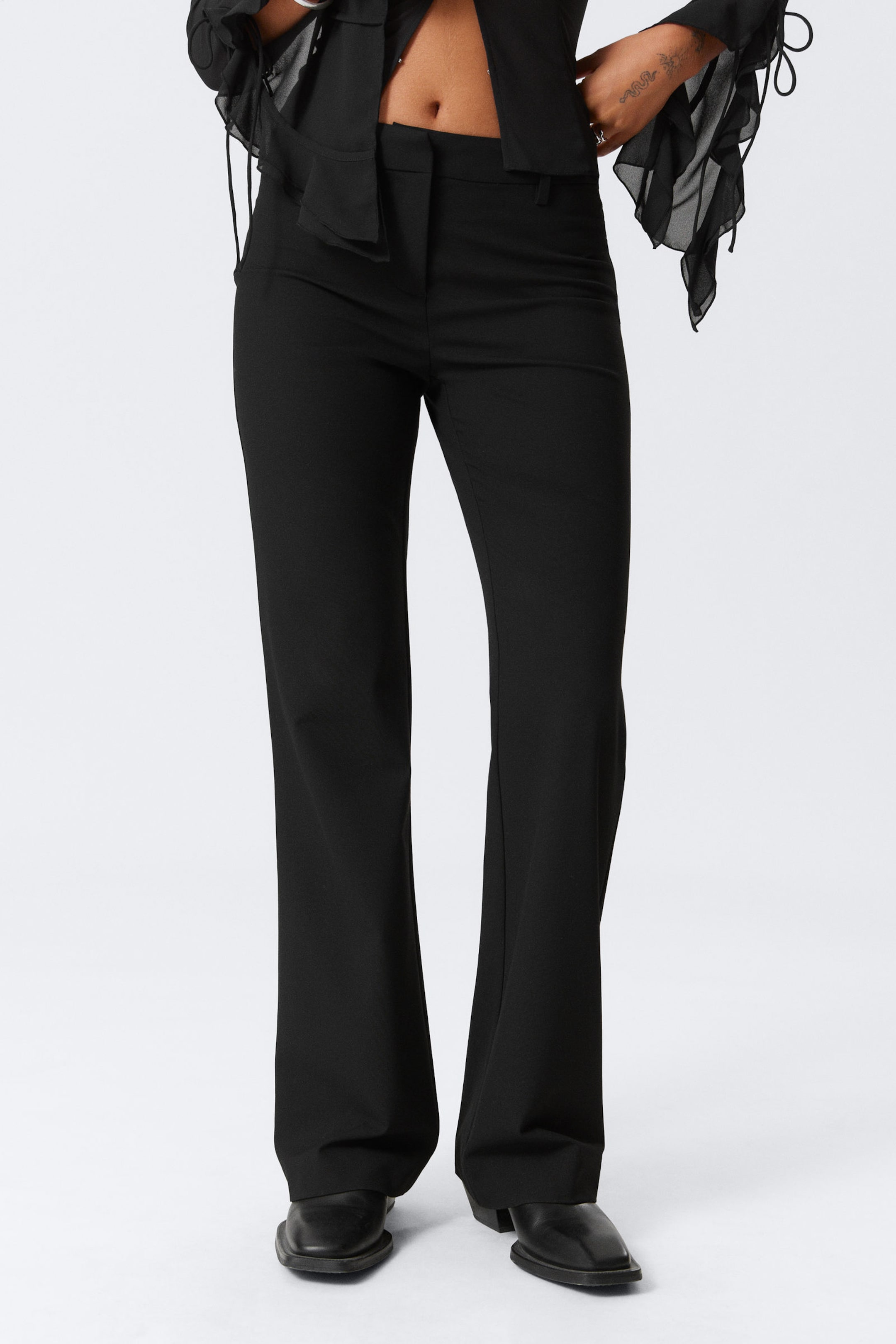 #272628 - Flared Suiting Trousers - 2