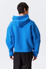 Leuchtendes Blau - Scuba-Kapuzenpullover mit Reißverschluss Simon - 3