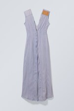 Lilac - Skewed Denim Dress - 1