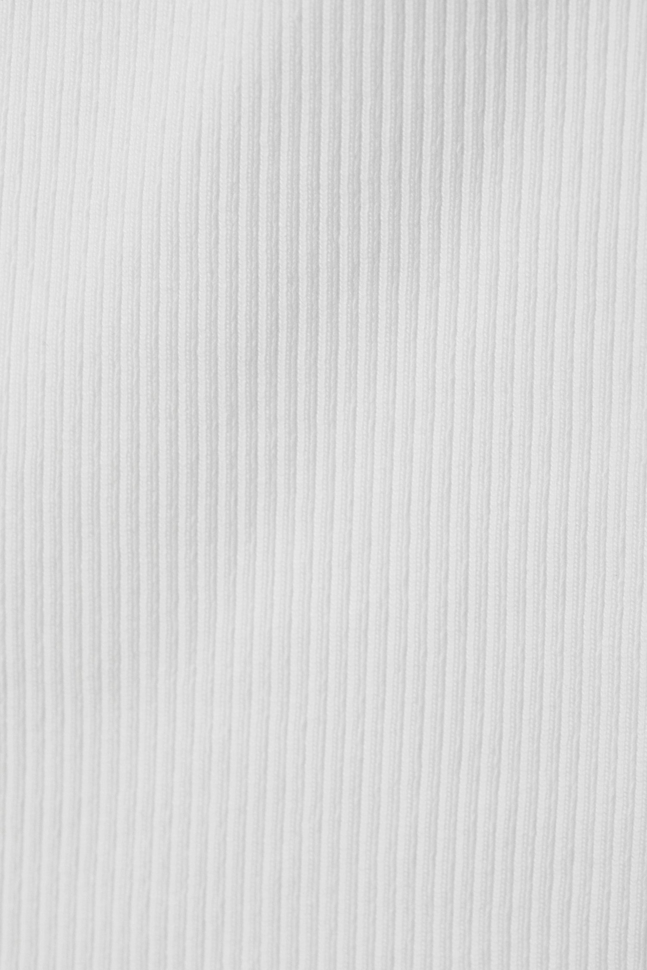 Weiß - Geripptes Tubetop Tania - 1