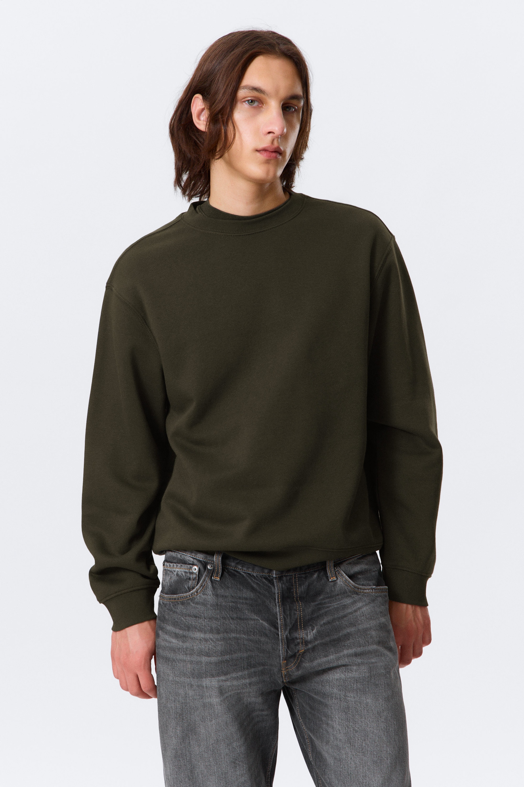 Dark Green - Classic Sweatshirt - 1