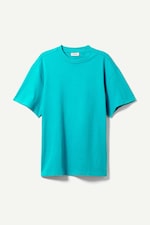 Turquoise - Flott tykk t-skjorte - 0