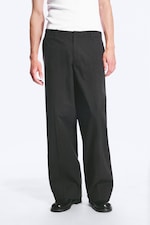 Noir chiné - Pantalon de costume plissé décontracté Florian - 1