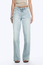 Dream Blue - Hellblau - Ample Low Waist Loose Wide Leg Jeans - 1