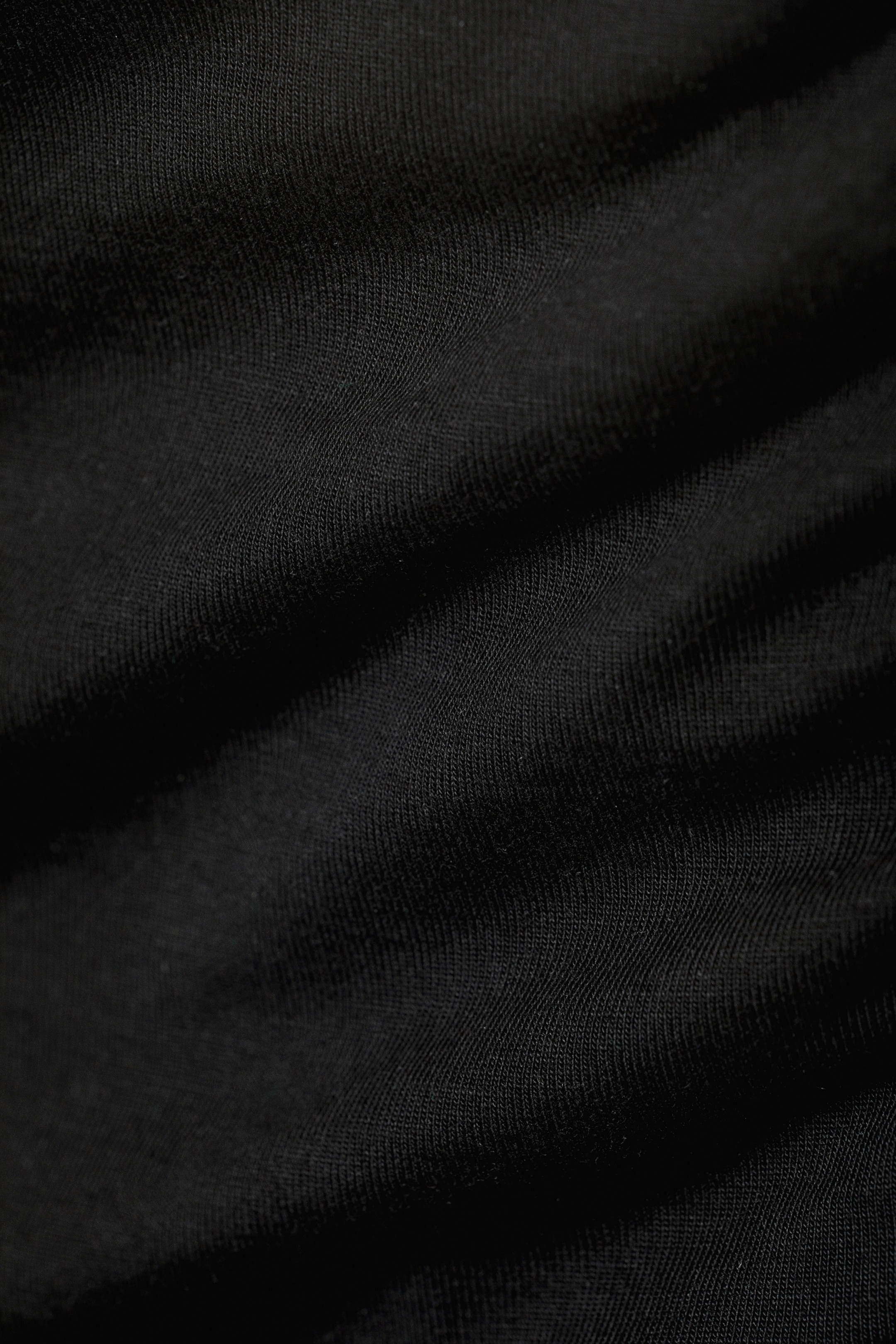View larger image: Folded Off Shoulder Long Sleeve Top - Black - Ladies | H&M GB 2