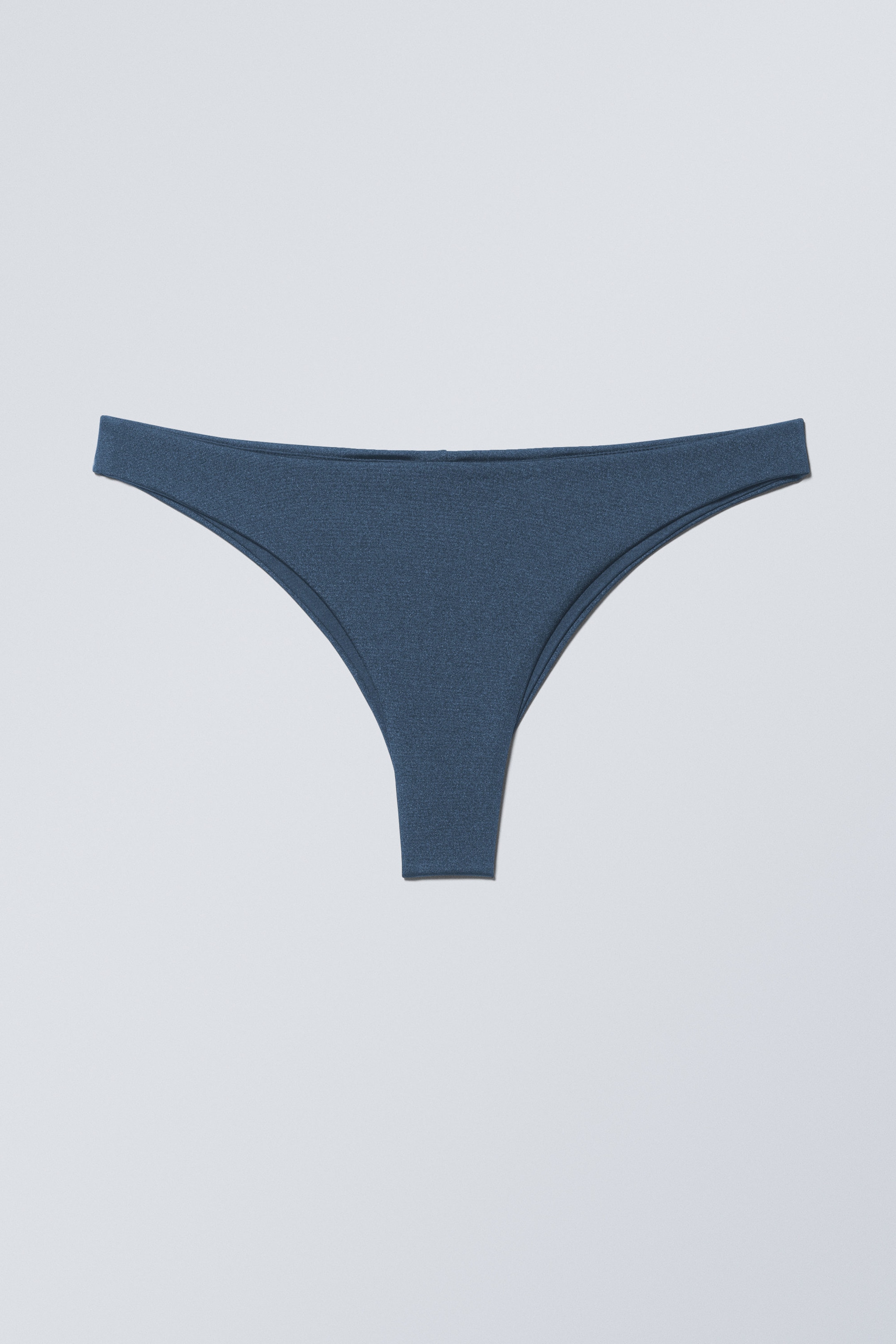 Navy Shimmer - Brazilian Bikini Bottoms - 0