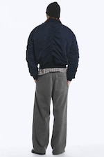 Dark Blue - Relaxed bomber jacket - 3