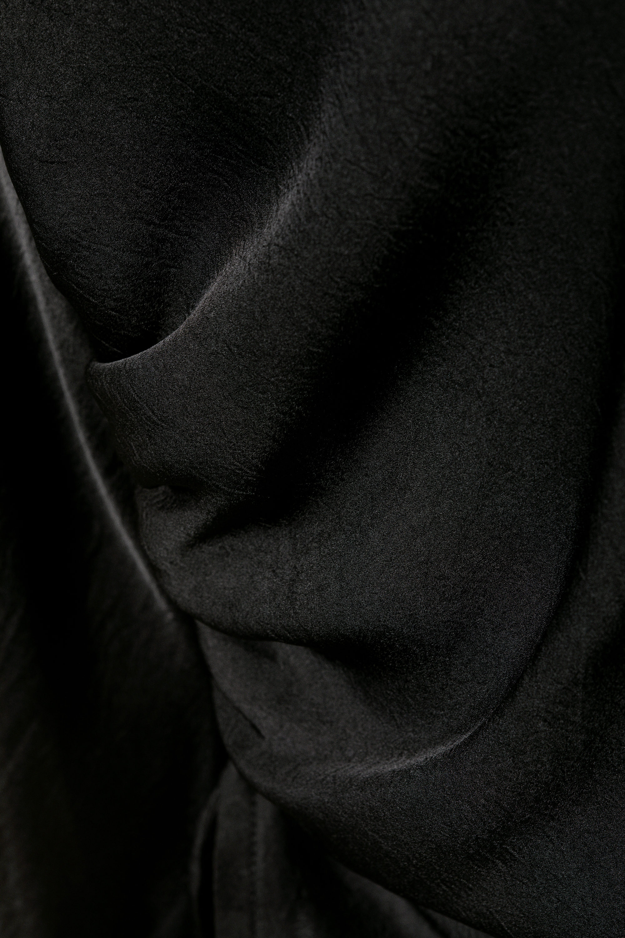 Black - Top met trompetmouwen en ruches met boothals - 4