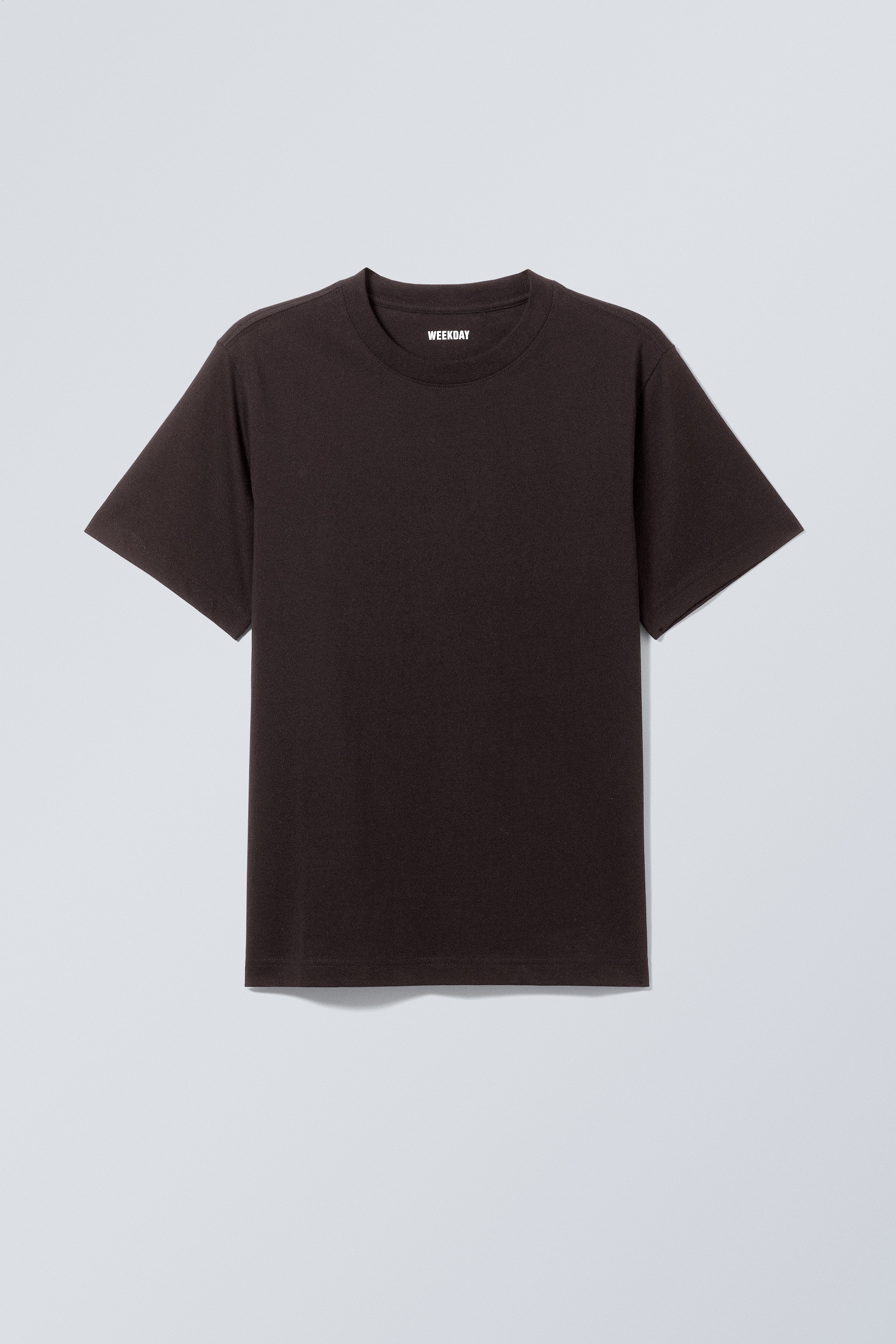 T-shirt épais carré court - Marron foncé/Blanc/Bleu marine foncé/Bleu clair cendré/Gris clair/Noir/Vert foncé/Vert kaki/Vert kaki clair