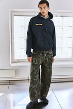 Dark Blue - Home Alone Loose-Fit Hoodie - 0