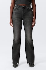 Black Web - Noir - Jean évasé standard taille haute Glow Curve - 2