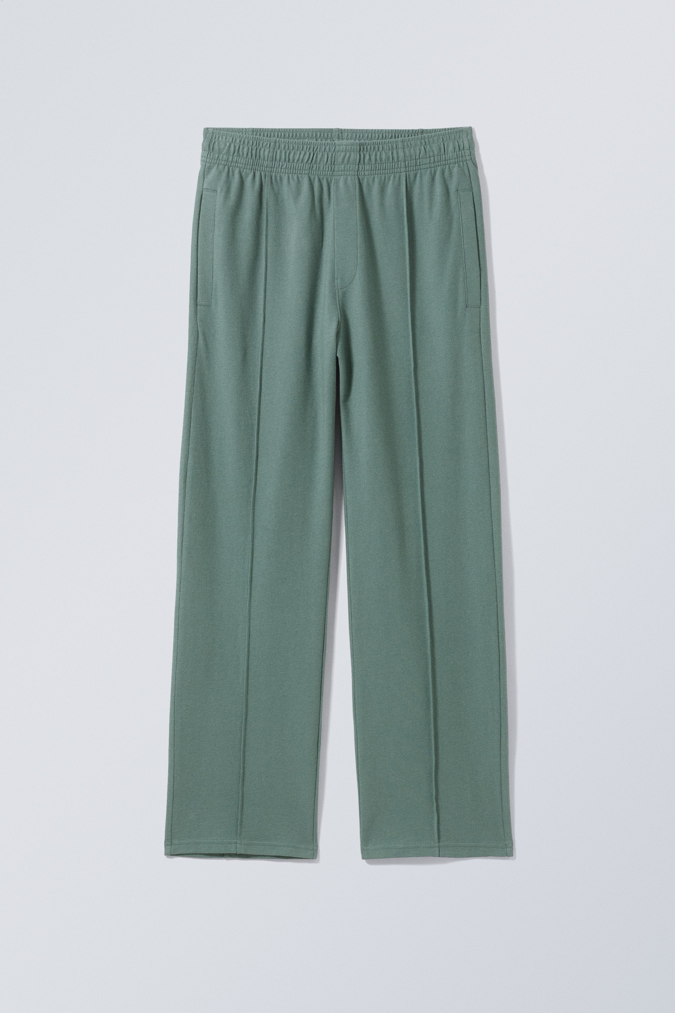 Dusty teal - Ken Jersey Trackpants - 0