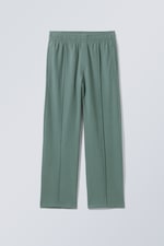 Dusty teal - Ken Jersey Trackpants - 0