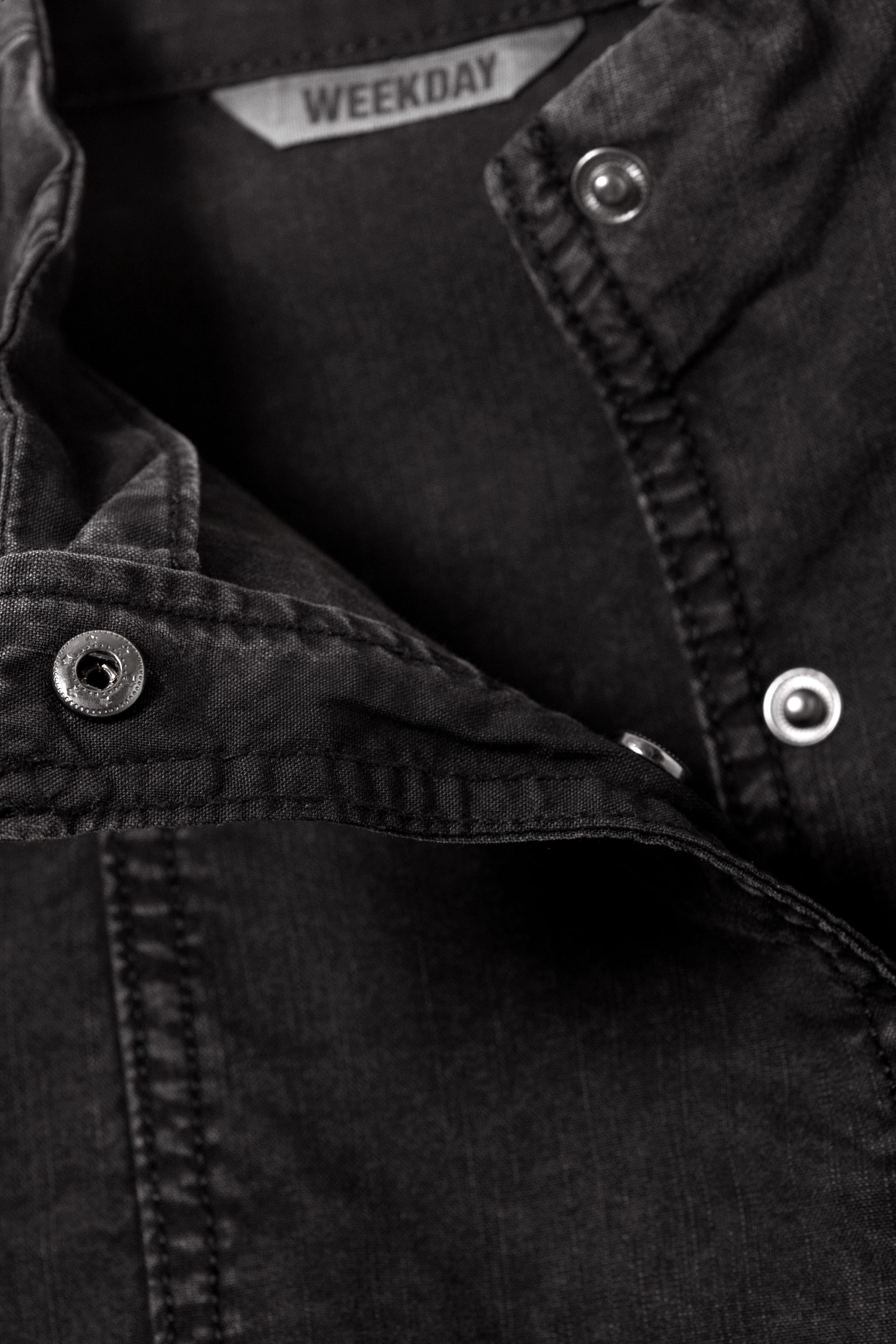 Black - Structured Asymmetric Cotton Top - 4