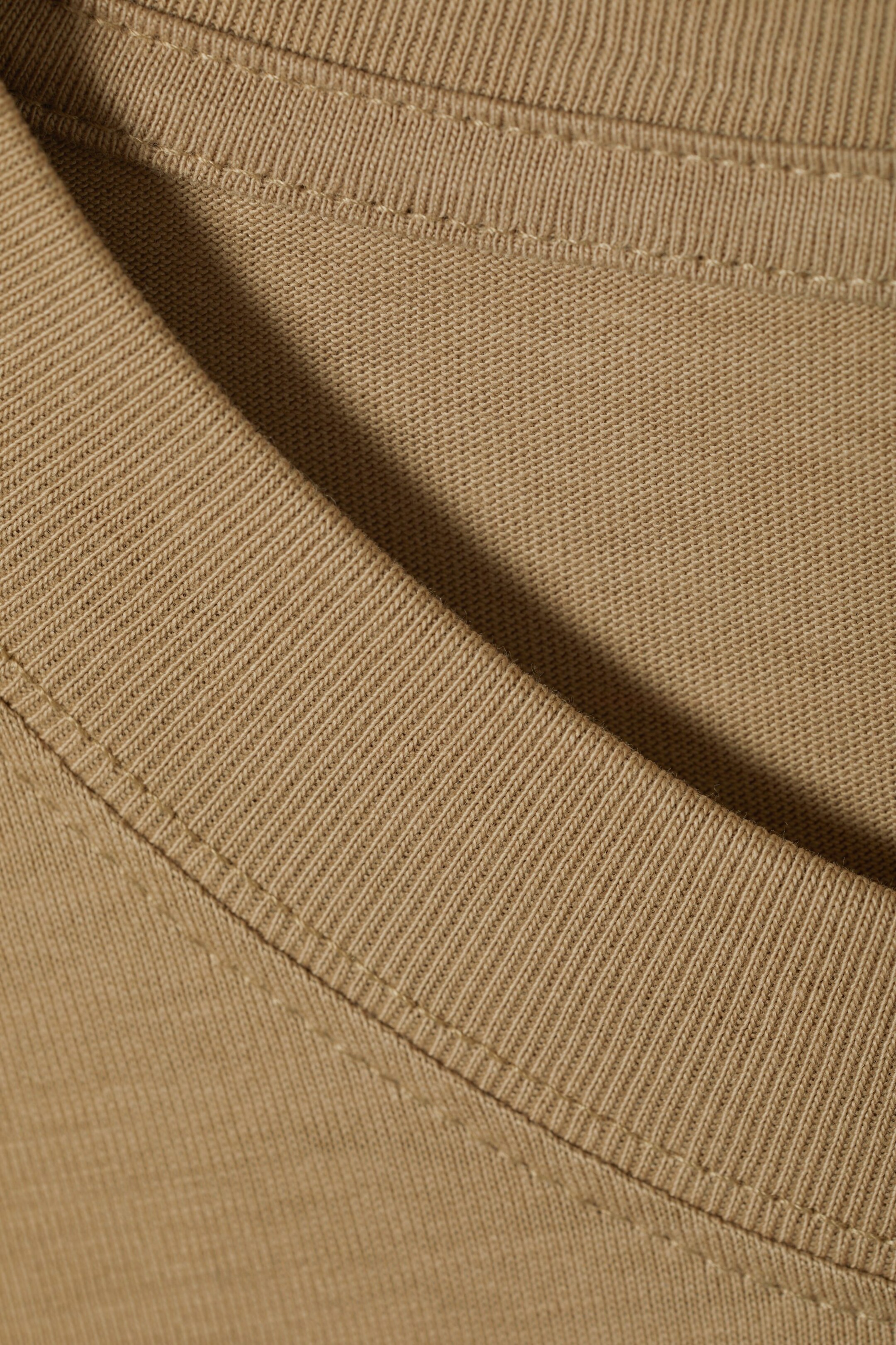 Beige - Relaxed Midweight Long Sleeve - 1