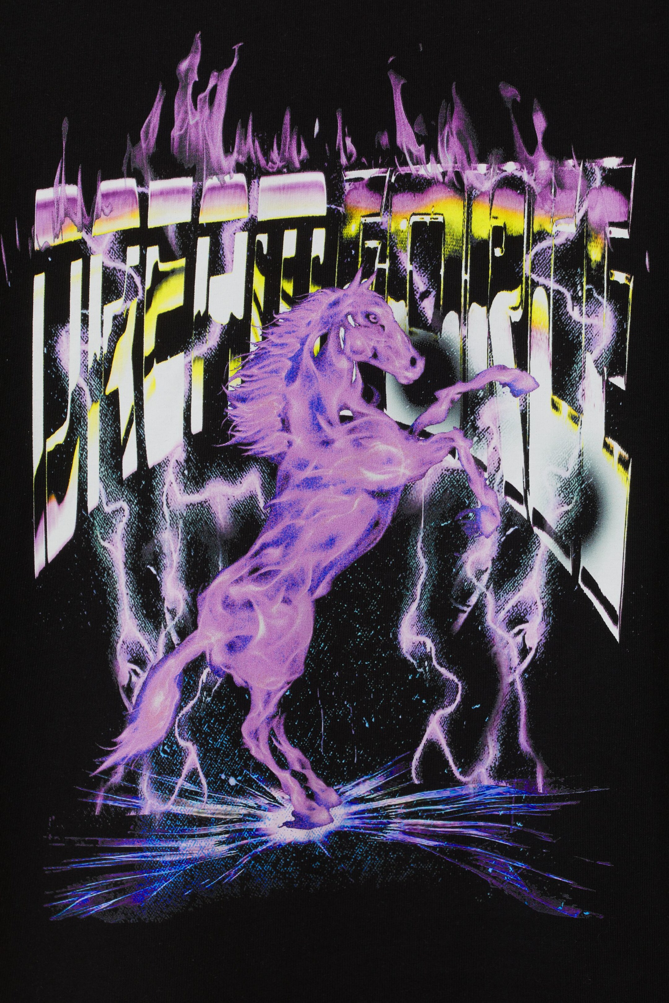 Black w artwork - Oversized Graphic Printed T-shirt - 1