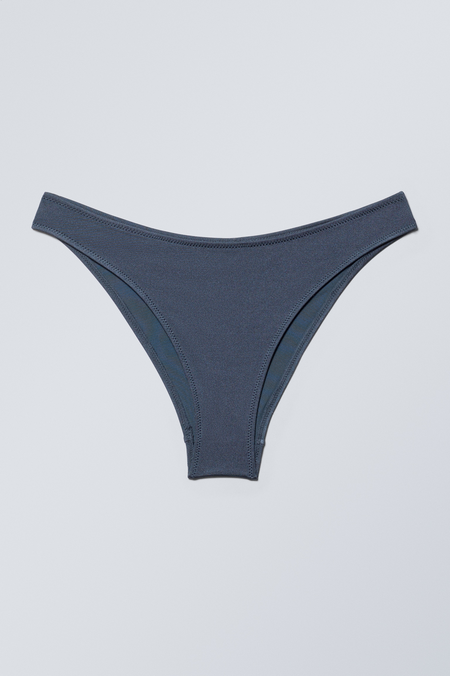 Bikinihöschen mit tiefem Ausschnitt - Dunkelblau/Dunkelbraun/Schwarz/Hellblau