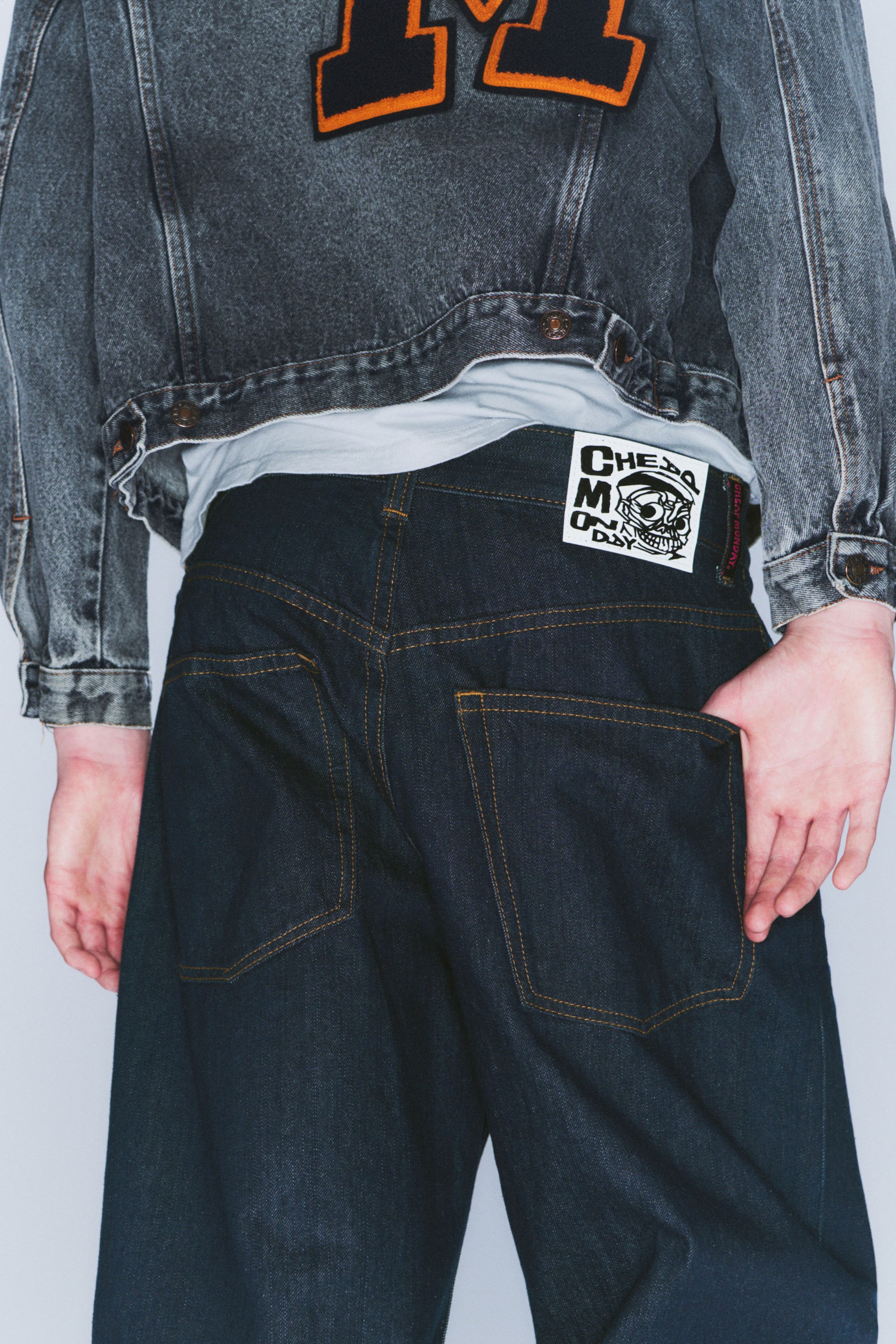 Blå - Looser Regular Waist Loose Straight Jeans - 4
